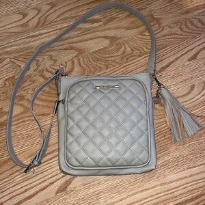 Steve Madden Quilted Crossbody Bag in Tan